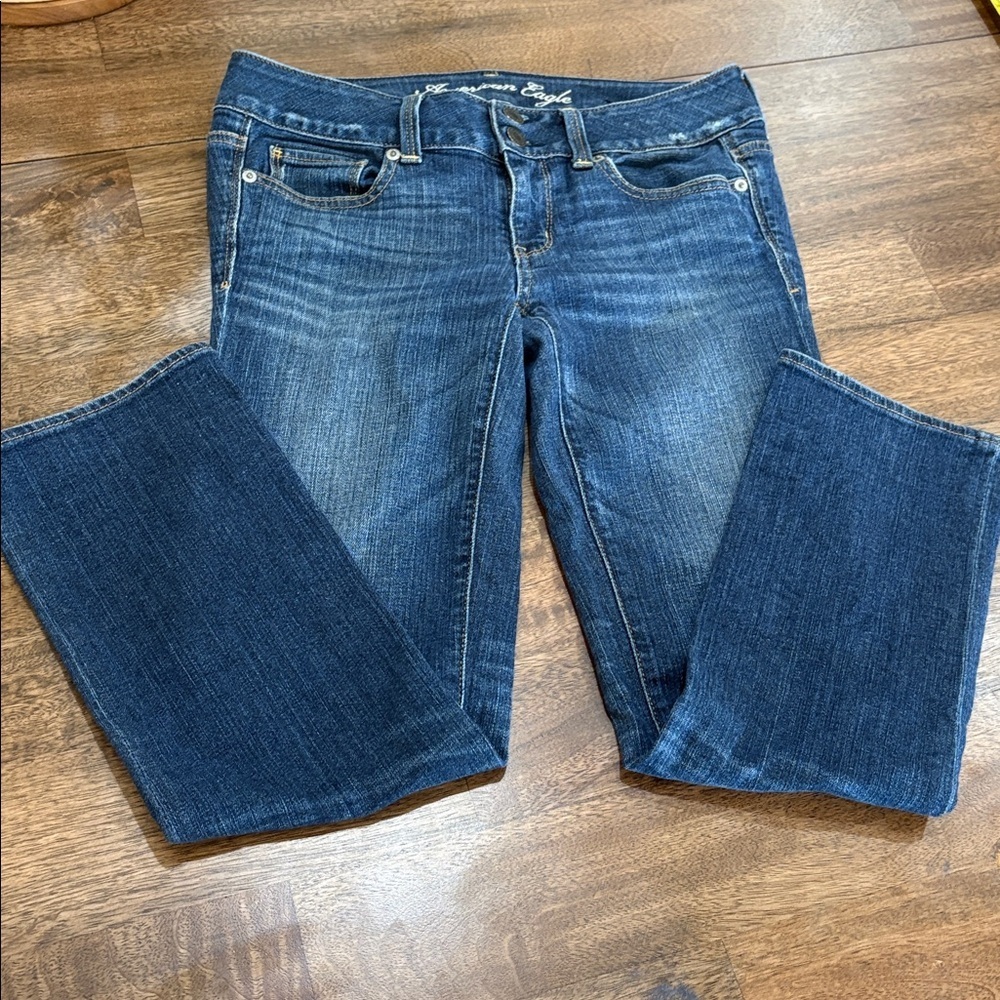 American Eagle Artist Stretch Jeans, Size 2. Low rise